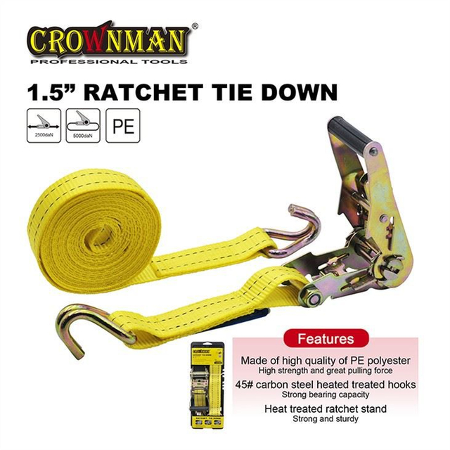 CROWNMAN Ratchet Tie Down, Ratchet Tie Rope, Ratchet Rope