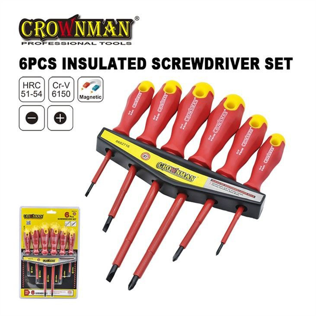 6PCS Insulated VDE Screwdriver Set