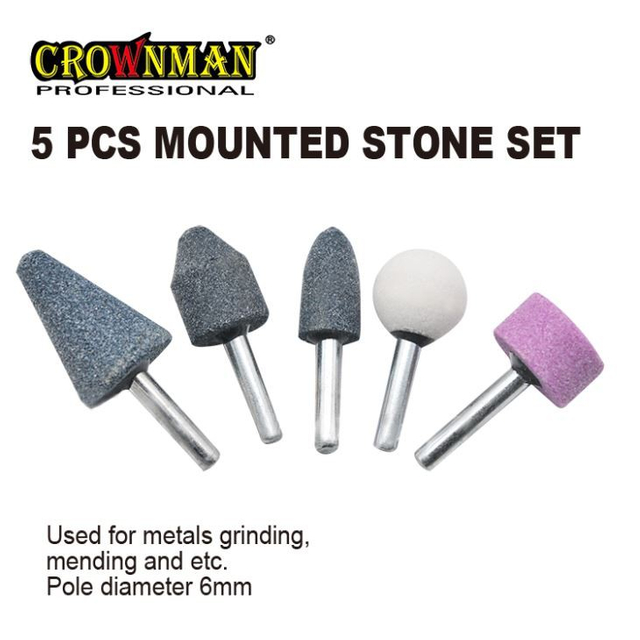 5PCS Mounted Grinding Stone Set