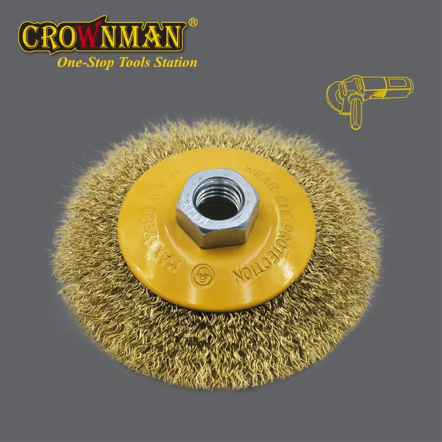 CROWNMAN Parallel Circular Steel Wire Wheel