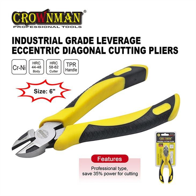 Leverage Eccentric Diagonal Cutting Pliers