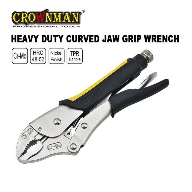 Curved Jaw Locking Pliers