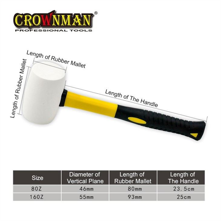 White Rubber Mallet