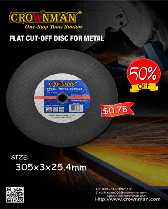 Flat Cut-off Disc For Metal