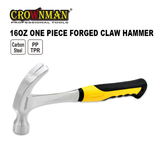 Industrial One Piece Forged Claw Hammer