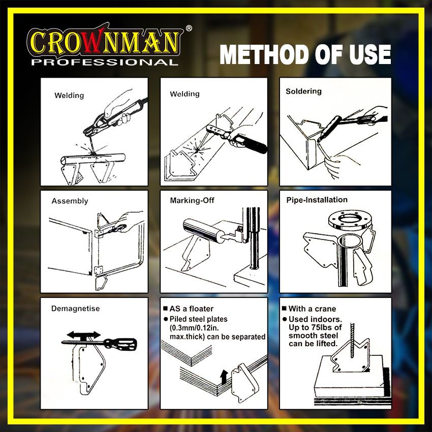 Arrow magnetic welding holder (9)