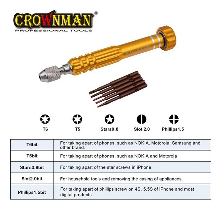 5 In 1 Precision Screwdriver Set