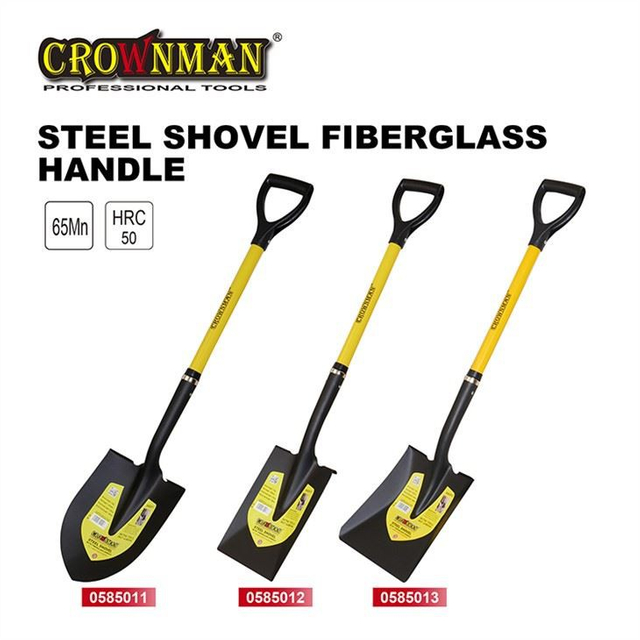 Fiber Glass Handle Steel Shovel