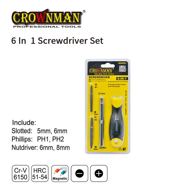 6-In-1 Screwdriver Set