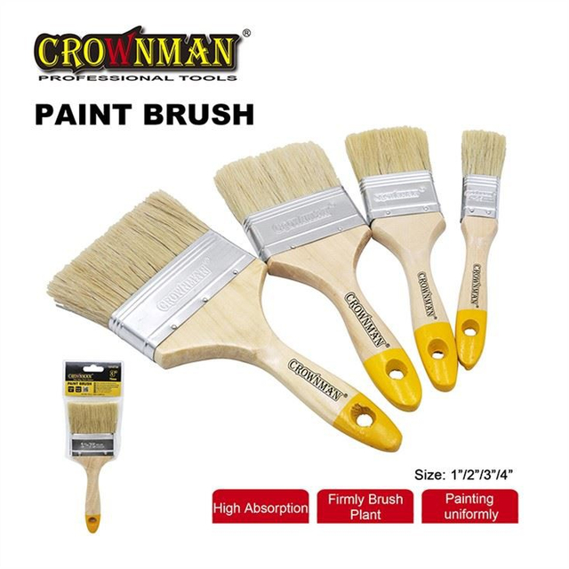 Wooden Handle Paint Brush