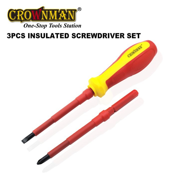 3PCS 1000V Safety Insulated Screwdriver Set