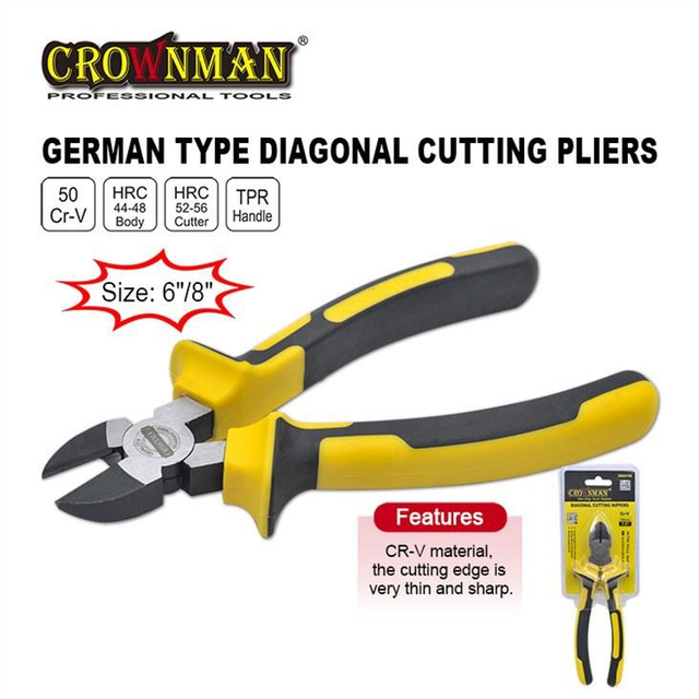 German Type Hand Tools Diagonal Cutting Pliers