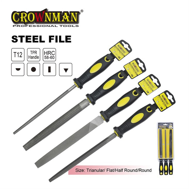 CROWNMAN Hand Tool-Steel Files