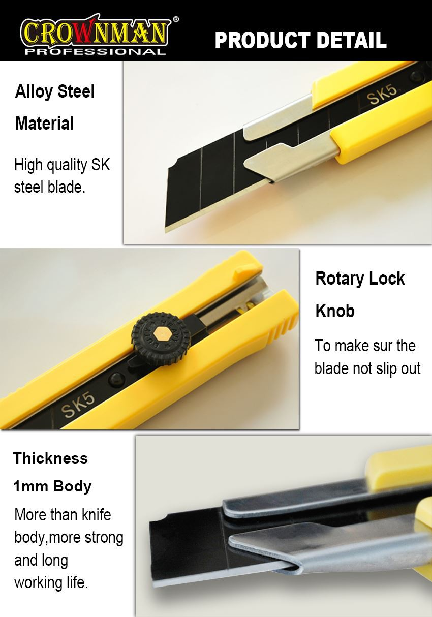 25mm Utility Knife with SK-5 blade (7)