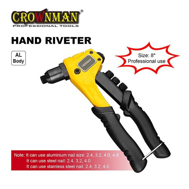 CROWNMAN Industrial Aluminium Hand Riveter