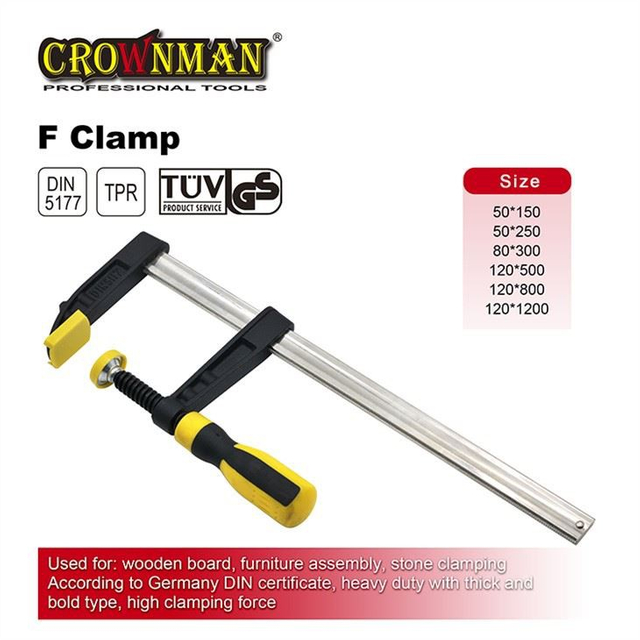 Heavy Duty F Clamp For Woodworking