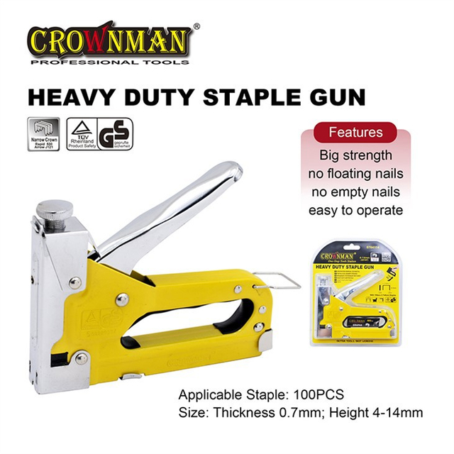 Heavy Duty Staple Gun With 100pcs Staples