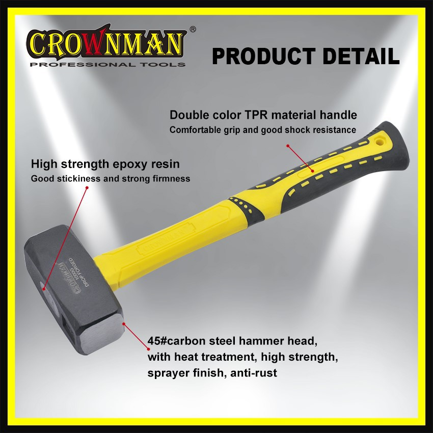 0334100 German Type Stone Hammer 2