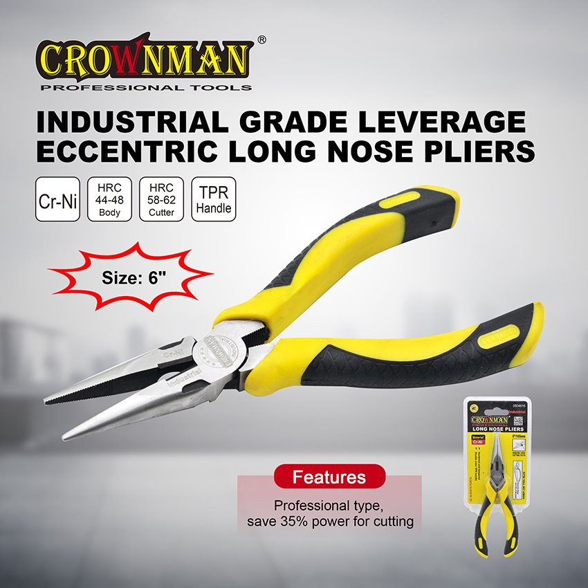 0504616 Leverage Eccentric Long Nose Pliers 1