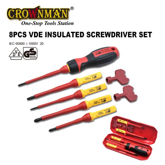 8PCS 1000V Safety Insulated Screwdriver Set