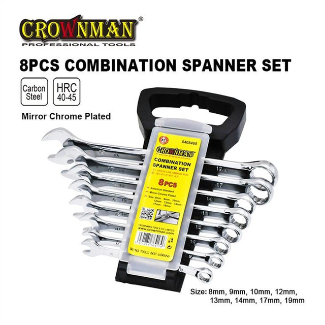 8PCS Combination Spanner Set