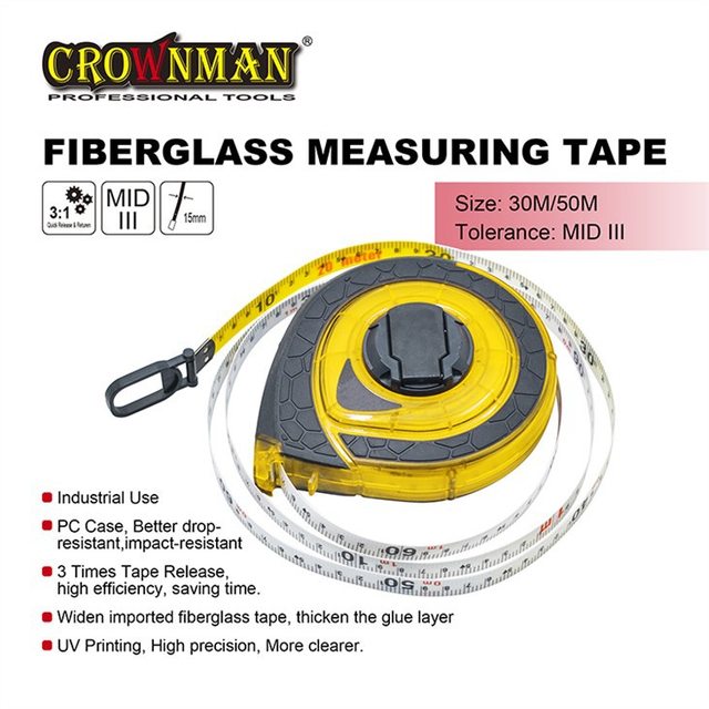 Double Color Fiberglass Measuring Tape