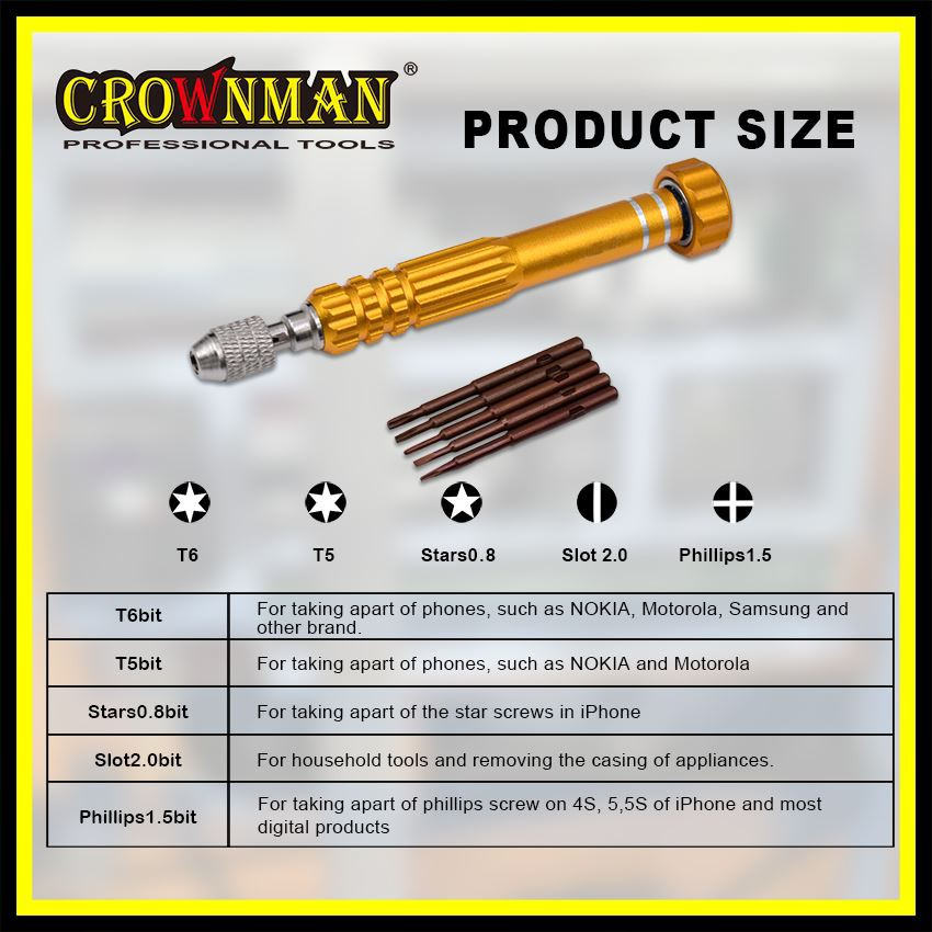 5 IN 1 Precision screwdriver set (9)