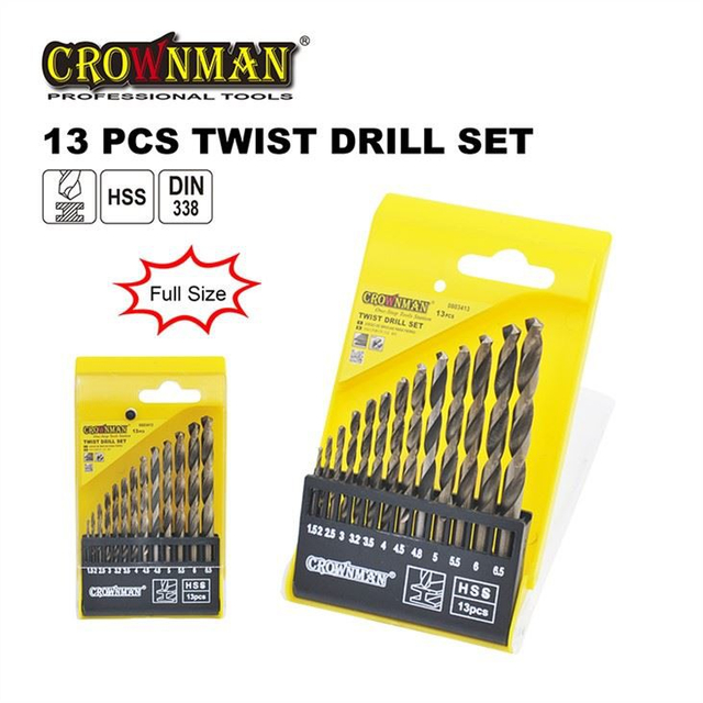 HSS Straight Shank Twist Drill Bit Set