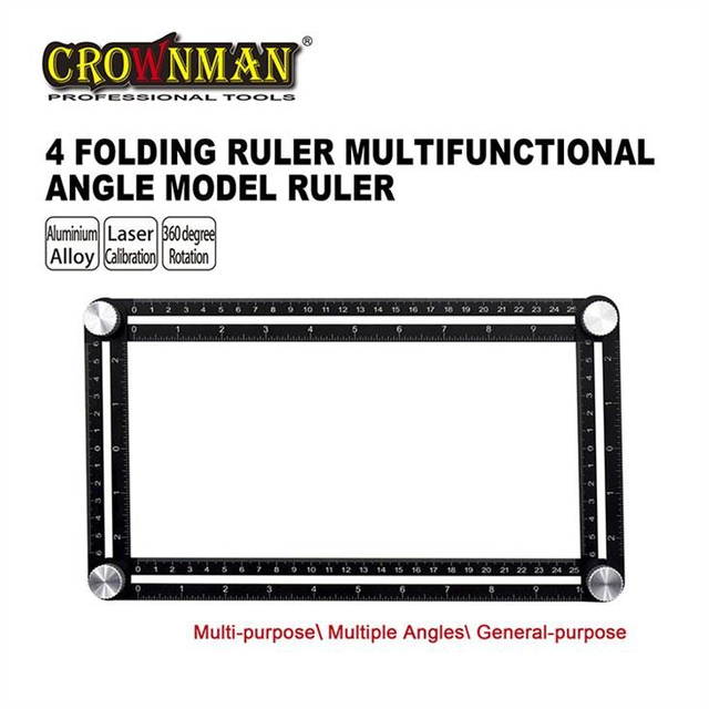 Multifunctional Folding Ruler