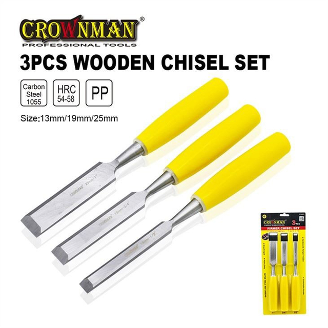 3PCS Wooden Chisel Set