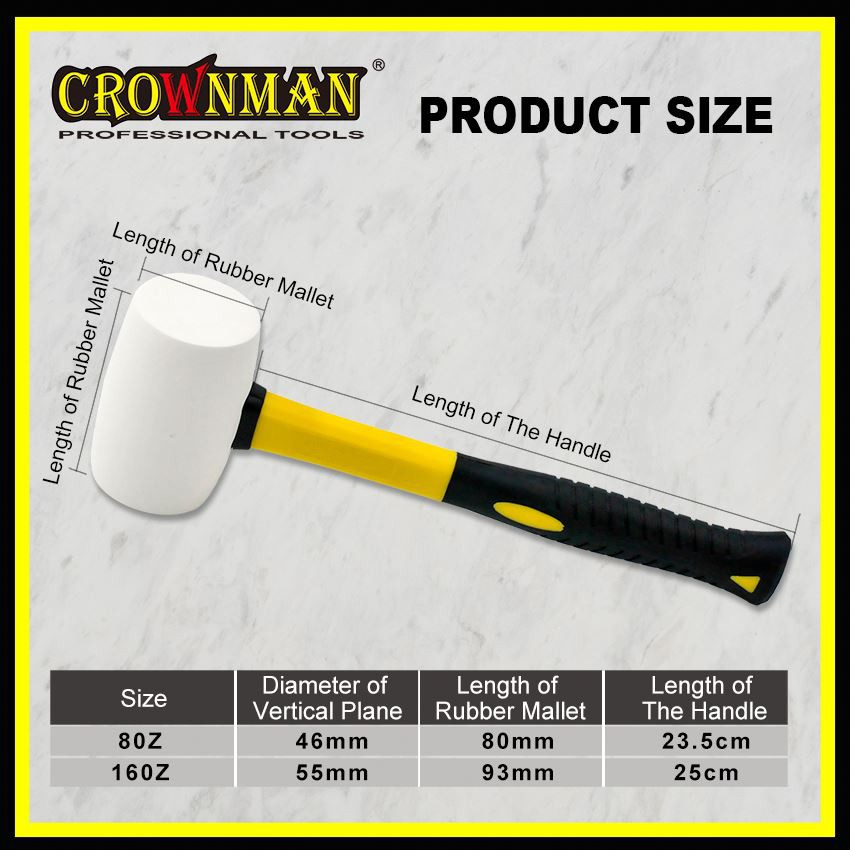 White Color Rubber Mallet (5)