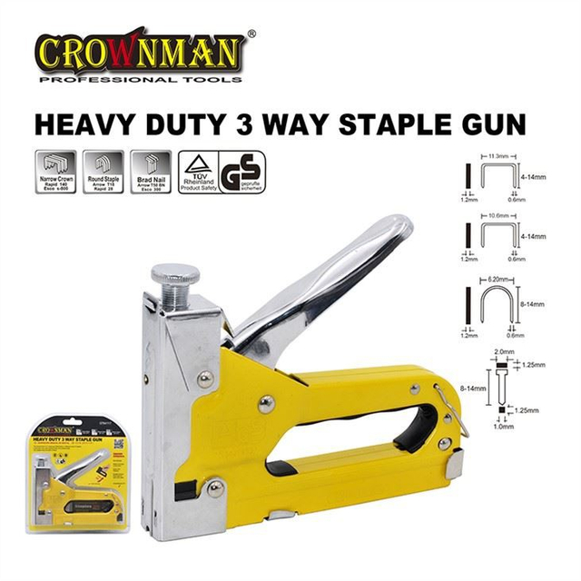 Heavy Duty 3 Way Staple Gun