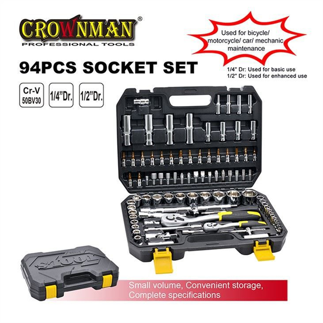 94PCS Sockets Bit Set