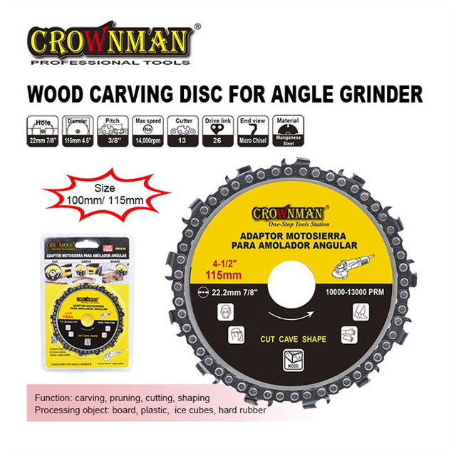 Wood Carving Disc For Angle Grinder