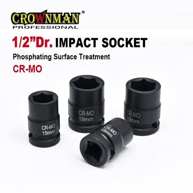 1/2" Dr. Impact Short Socket