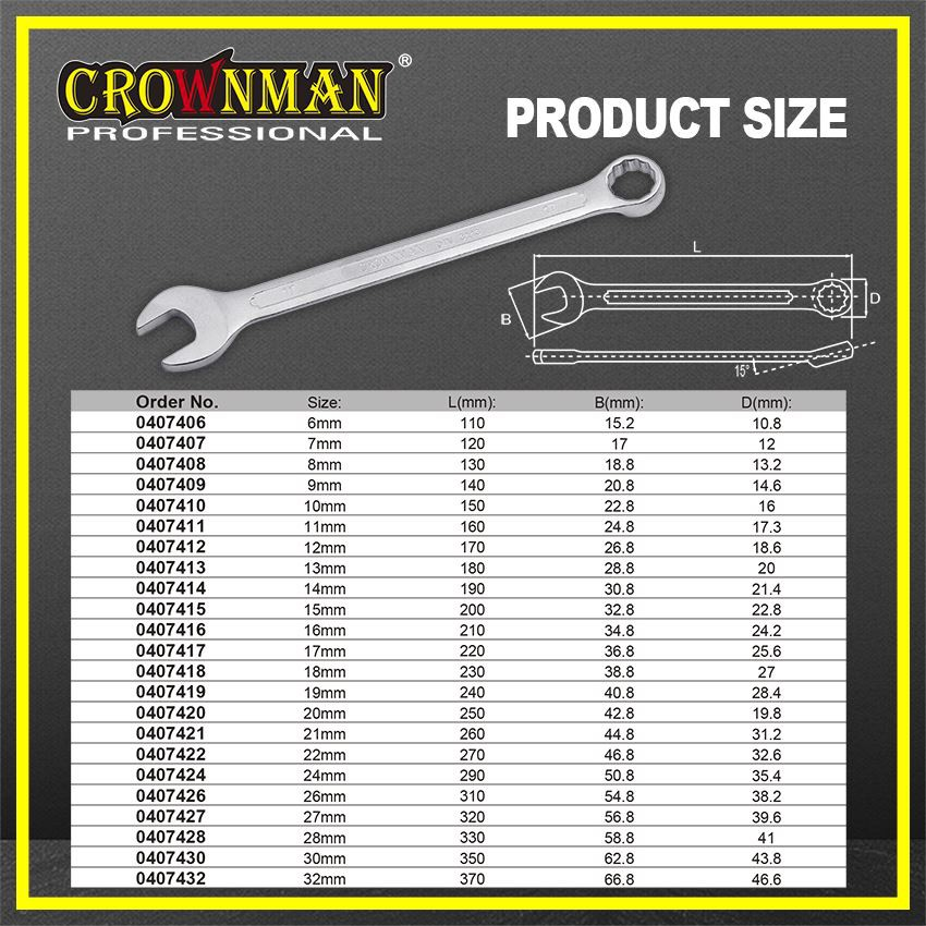 European Type Combination Spanner (2)