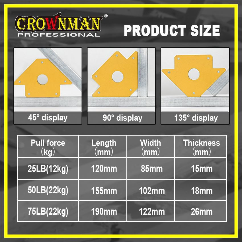 Arrow magnetic welding holder (6)