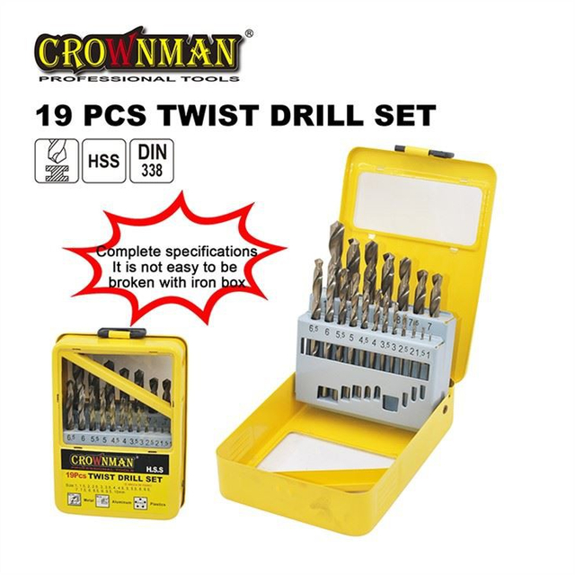 HSS Straight Shank Twist Drill Set