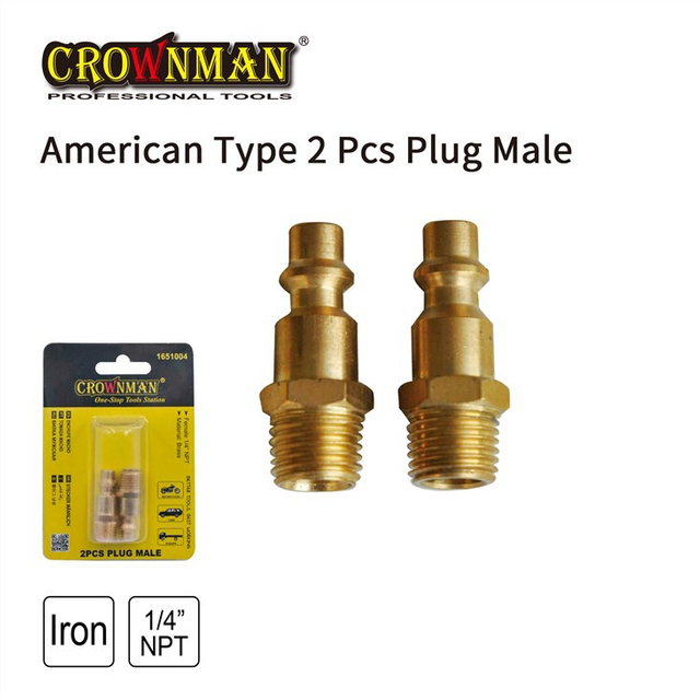 2PCS American Type Plug Male Set