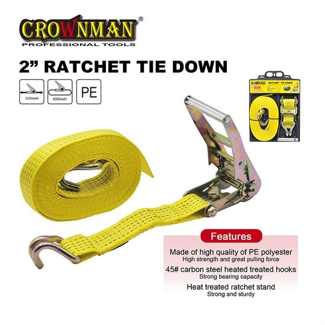 CROWNMAN Car Tensioning Rope, Ratchet Tie Rope