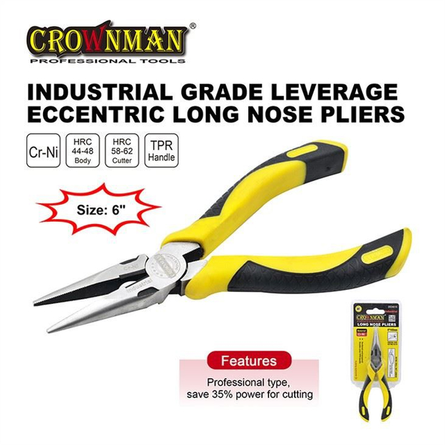 Leverage Eccentric Long Nose Pliers