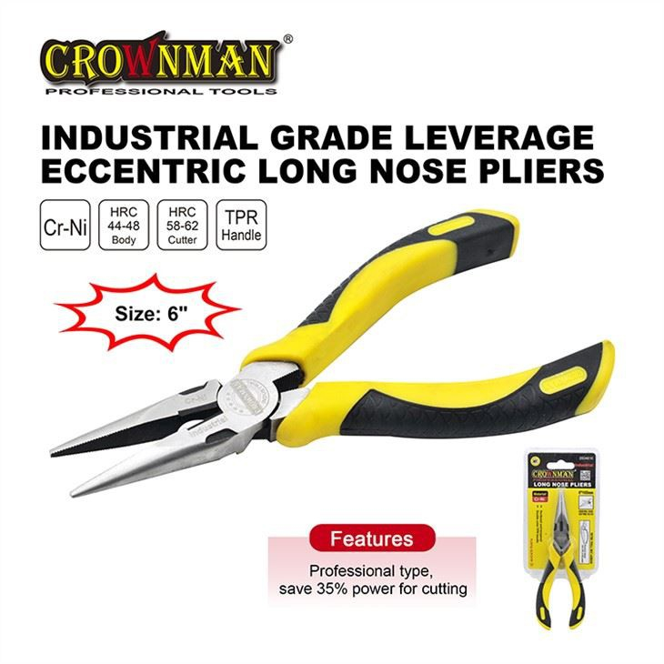 Leverage Eccentric Long Nose Pliers