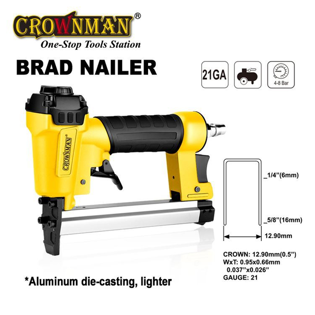 CROWNMAN 8016 Air Nailer Stapler Nail GuN